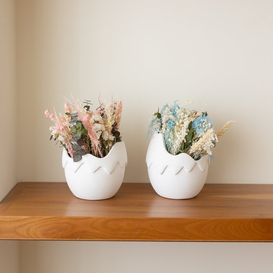 Ovo com flores